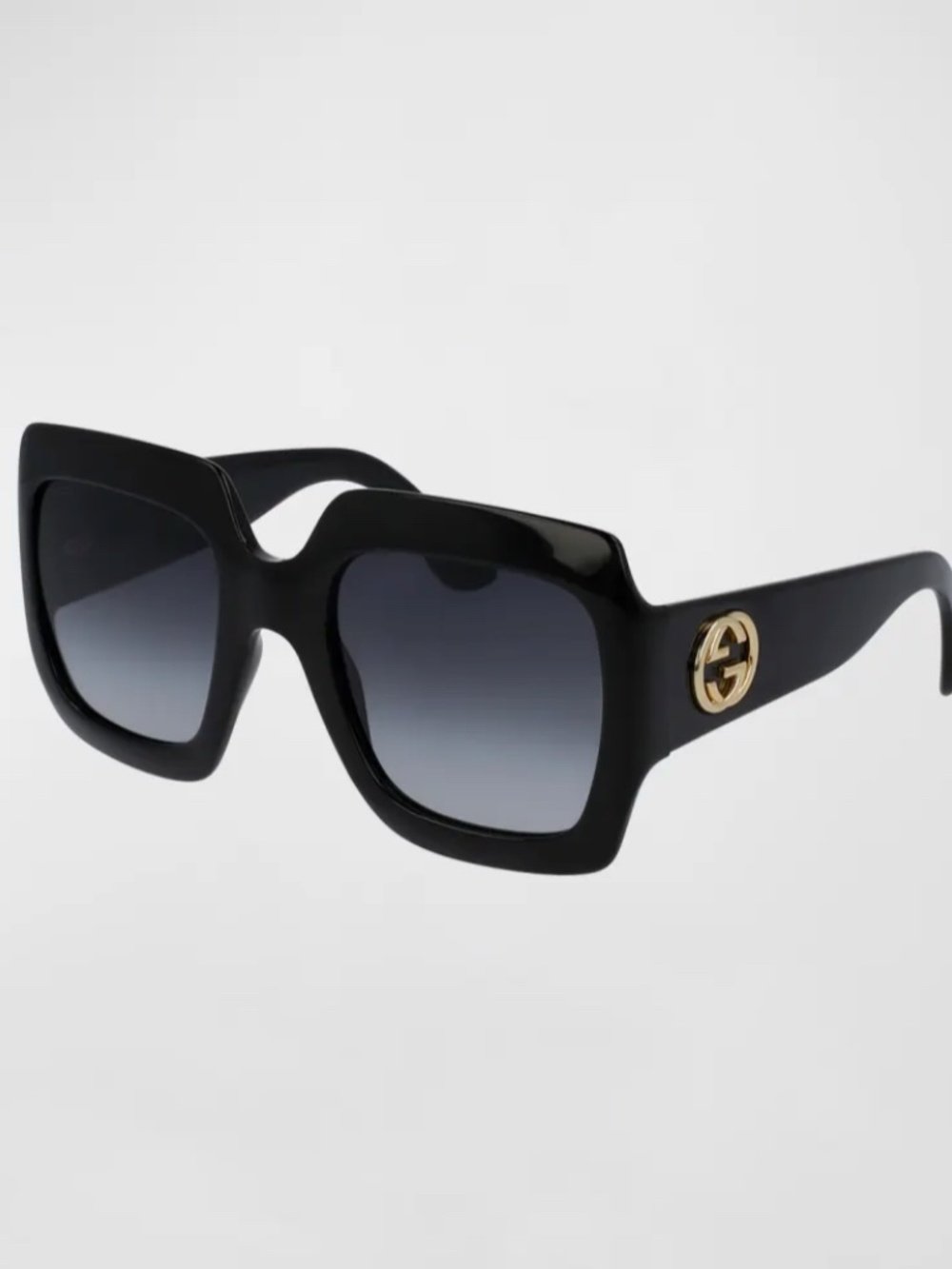 Gucci Black Oversized Square Sunglasses